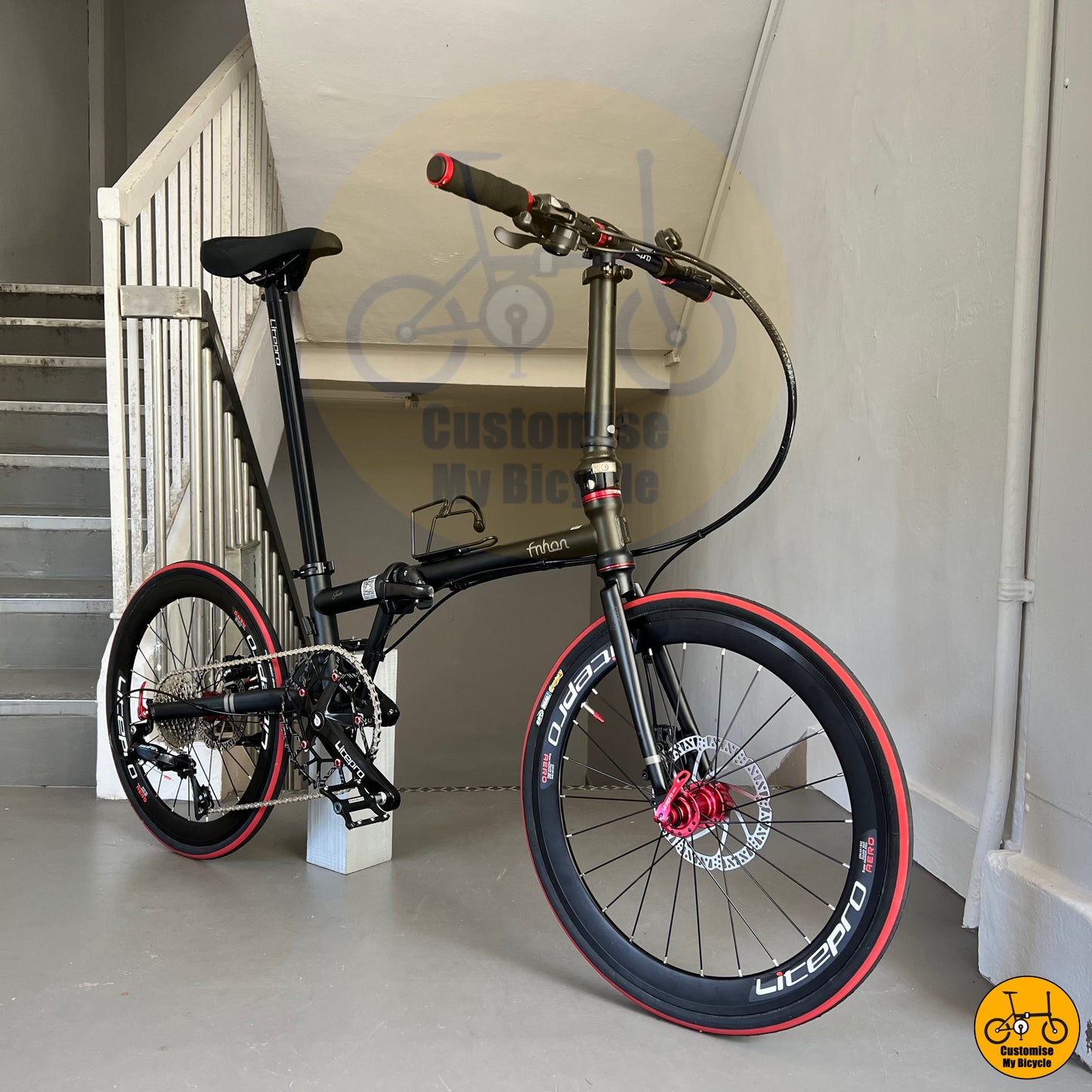 Fnhon Gust 22-inch Foldable Bicycle – Lightweight & City Commuter Ready
