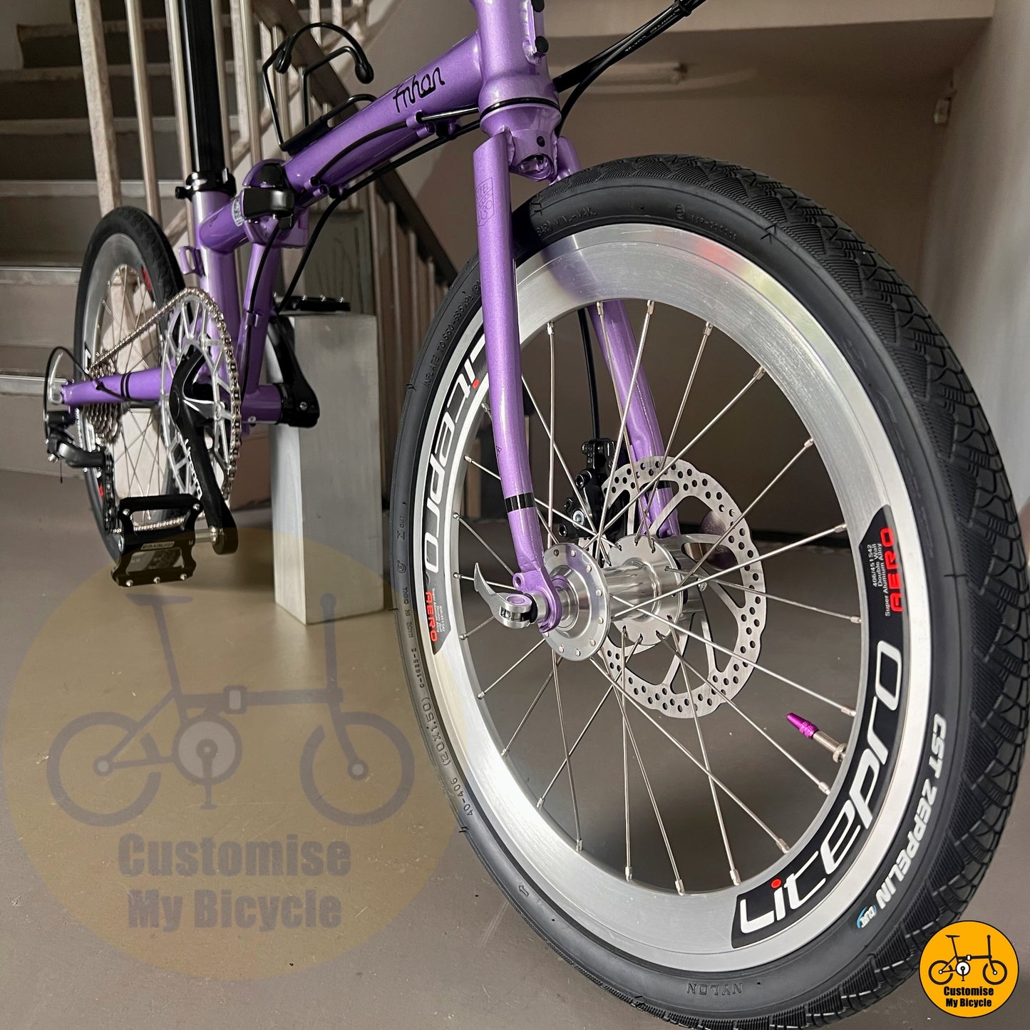 Fnhon Gust 22” • Shimano 9s • Lavender Purple