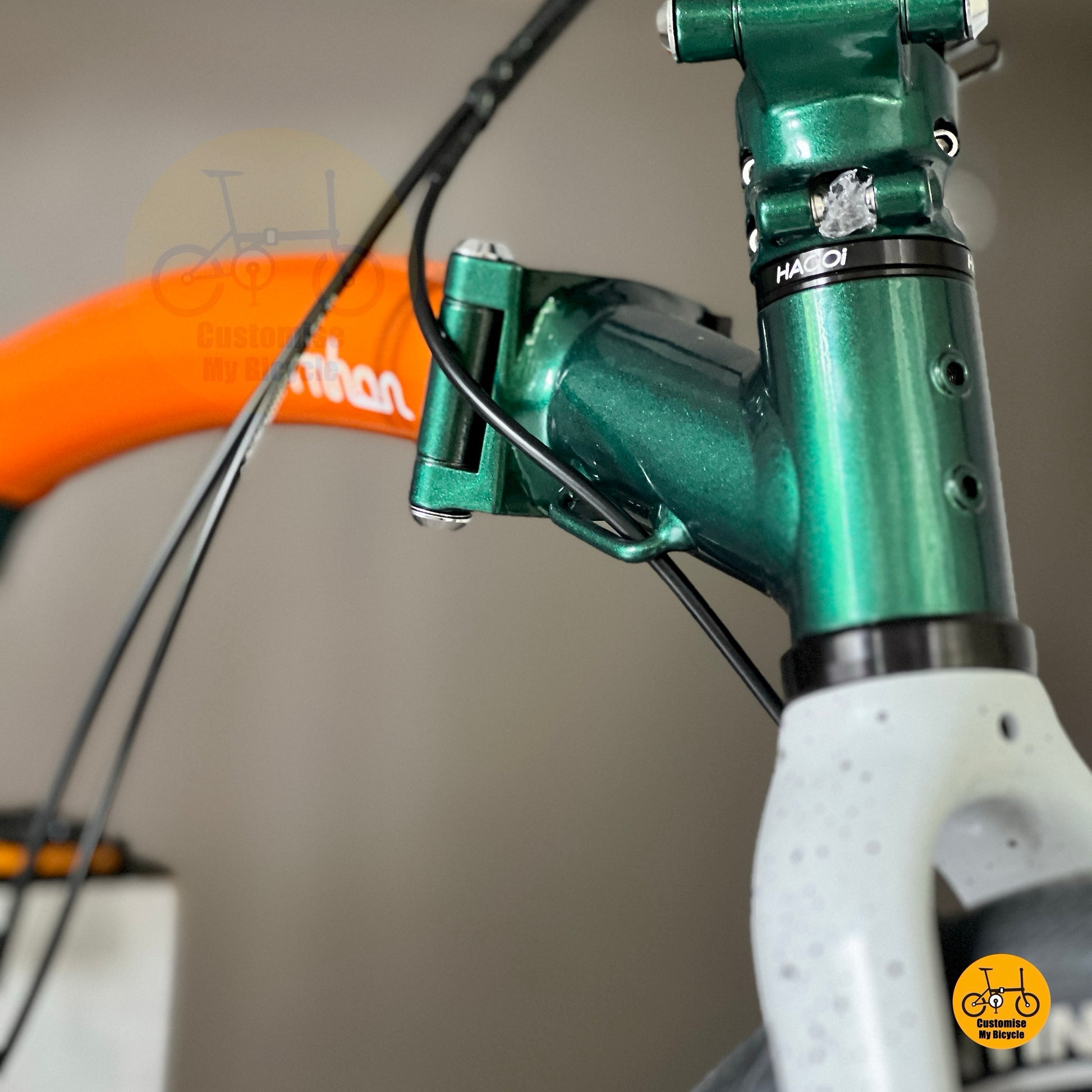 Fnhon GT20 20 inch folding bike Orange Teal Green compact urban commuter foldable bicycle ready for MRT bus travel