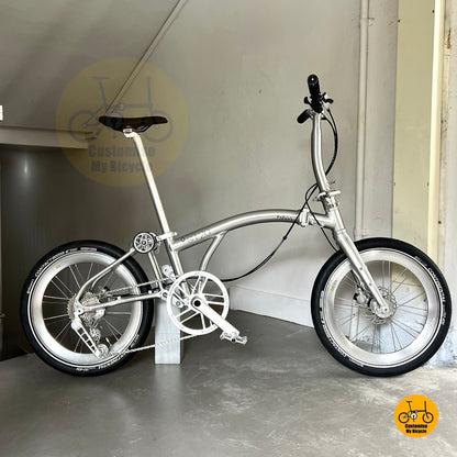 Fnhon GT20 Folding Bicycle 20 Inch Lightweight Aluminium Frame Hydraulic Disc Brake
