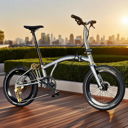 🔥PRE-ORDER🔥 Fnhon GT20 20” • Shimano 10s • Titanium Grey & Gold