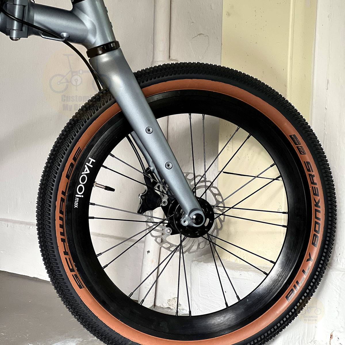 Fnhon GT20 20" Titanium Grey folding bike with Lightweight aluminium alloy body