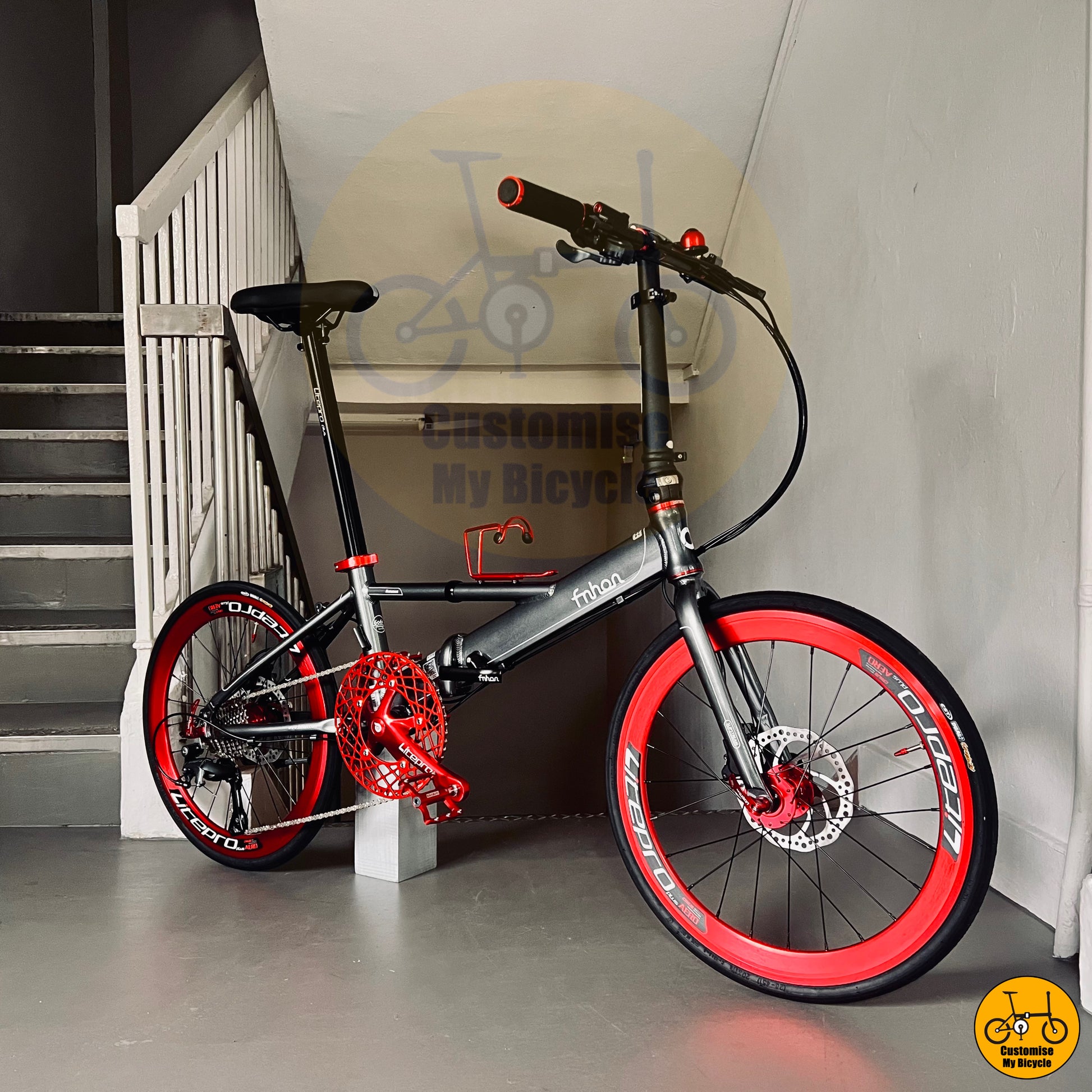 Fast & Sleek Fnhon Monsoon 22-Inch Folding Bike – A Premium Ride for Enthusiasts
