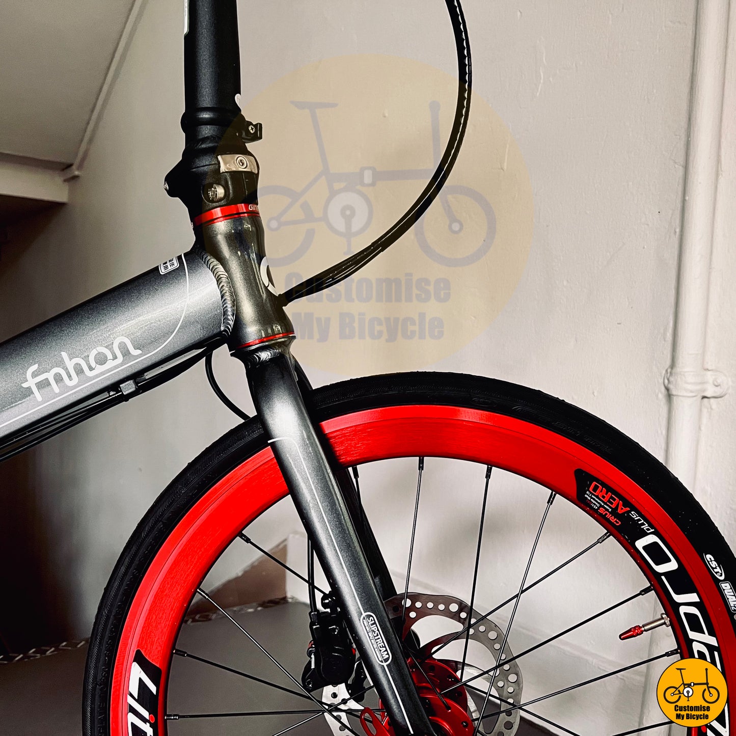 Litepro Aero Wheels Red Edition Fnhon Monsoon 22-Inch Foldable Bicycle – A Stylish & Speedy Ride
