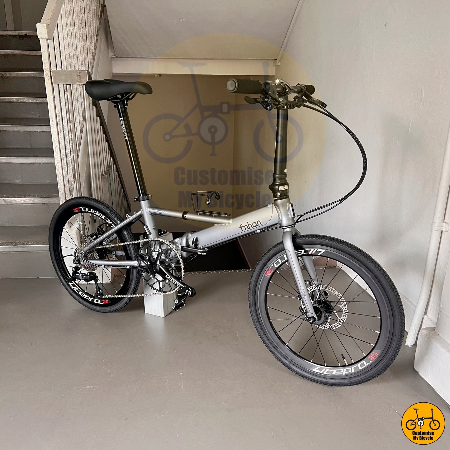 Reliable & Fast Fnhon Monsoon 22-Inch Folding Bike – Perfect for City Commuting
