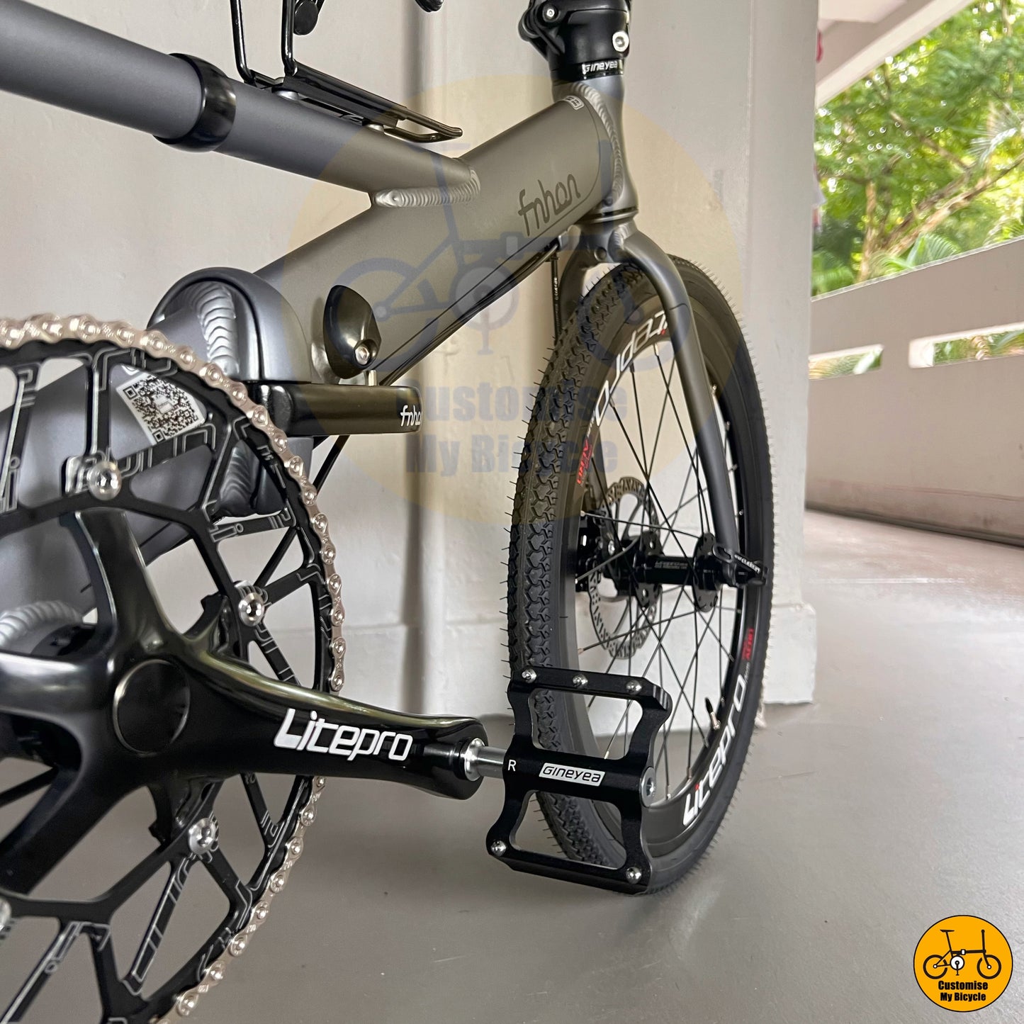 Stylish & Compact Fnhon Monsoon 22-Inch Folding Bike – A Versatile & Functional Ride
