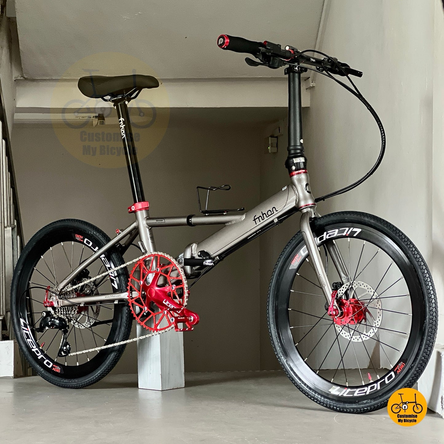 Fnhon Monsoon 22 inches dolphin grey