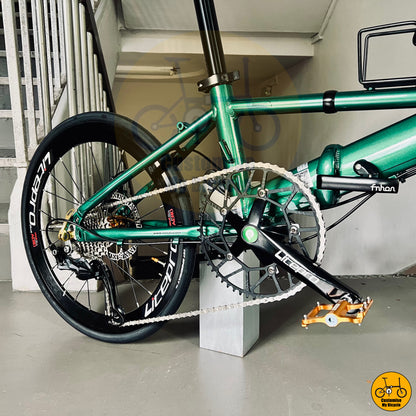 Sleek & Reliable Fnhon Monsoon 22-Inch Foldable Bicycle – Engineered for Strength & Speed
