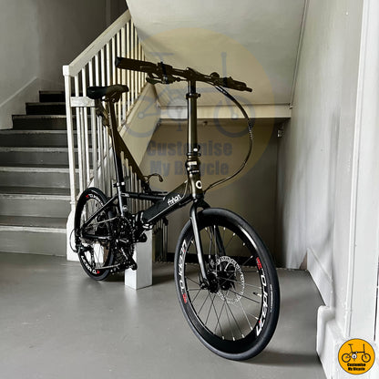 All Black Finish Fnhon Monsoon 22-Inch Foldable Bicycle – A Smart & Powerful Foldie
