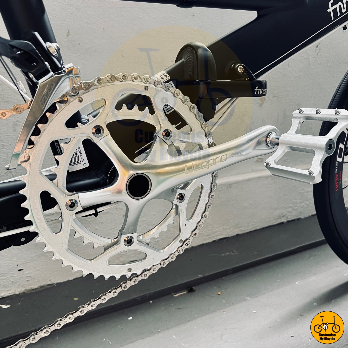 Litepro Double Chainring Fnhon Monsoon 22-Inch Foldable Bicycle – Optimized for Performance
