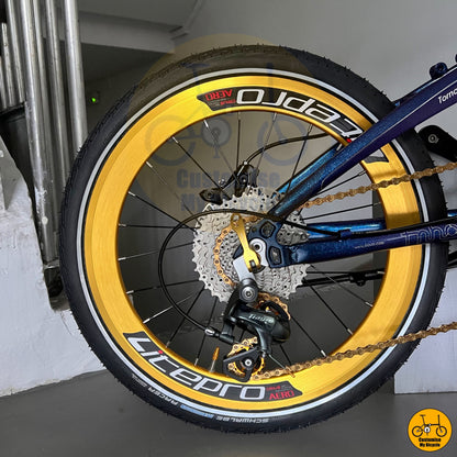 Shimano Tiagra 2x10 Speeds – Speed & Efficiency in One Foldie
