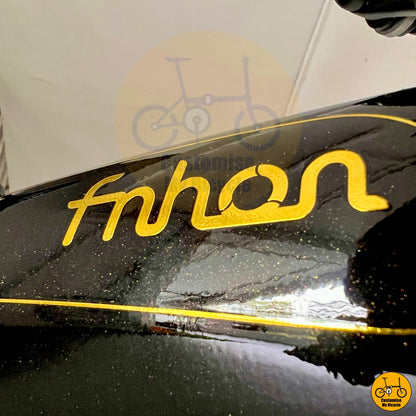 Shining Black Gold Frame – Compact & Stylish City Foldie
