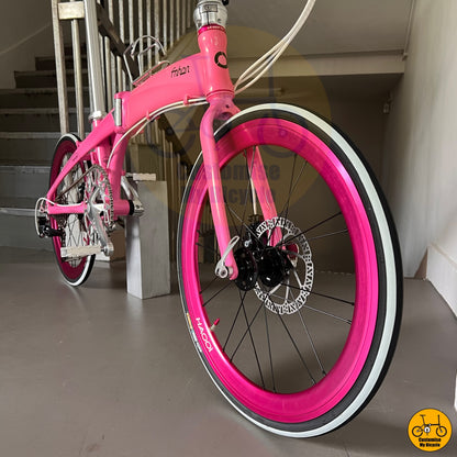 Ride in Style – Elegant Candy Pink Foldie with Premium Features

