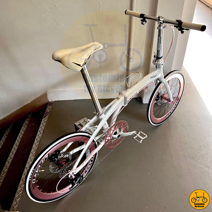 Elegant Women’s Foldable Bicycle – Perfect for Daily Commuters
