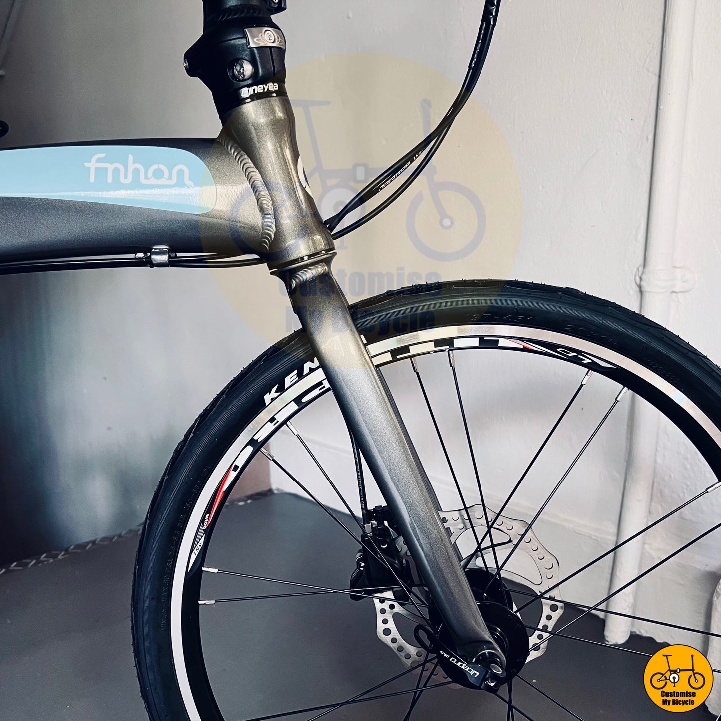 Litepro K-Fun Wheelset Fnhon Tornado 22-Inch Foldable Bicycle – Smooth & Speedy Performance
