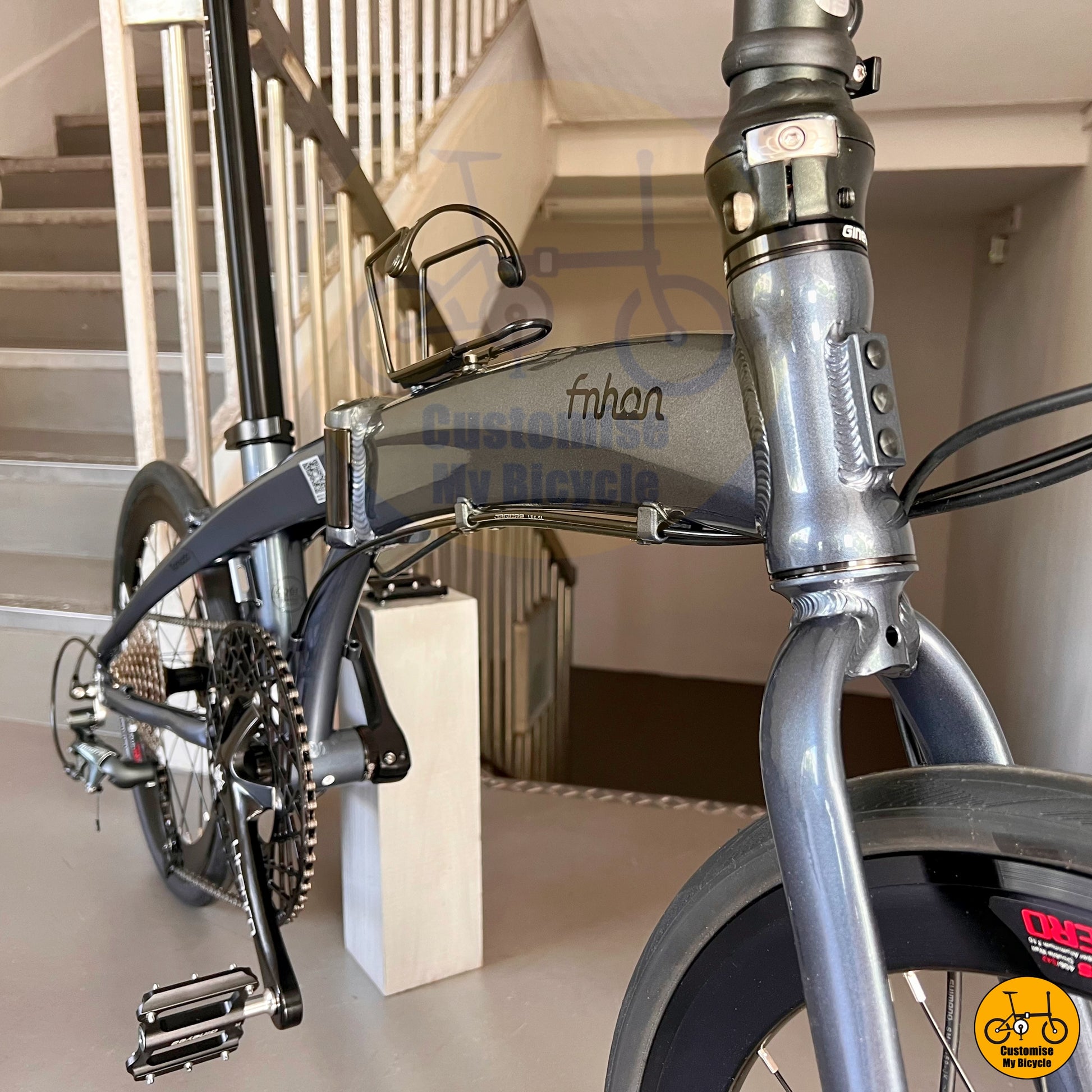 Ultimate Compact Bicycle – Fnhon Tornado 20-Inch with Galaxy Grey Finish
