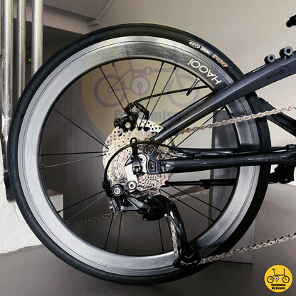 Ride in Style – Galaxy Grey Foldable Bike with Performance Build
