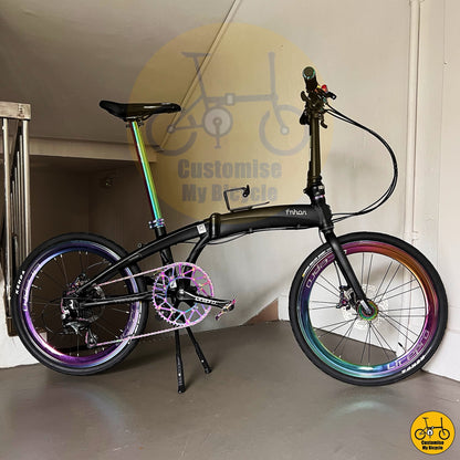 Fnhon Tornado 22” – Ultimate Folding Bicycle with Eye-Catching Details
