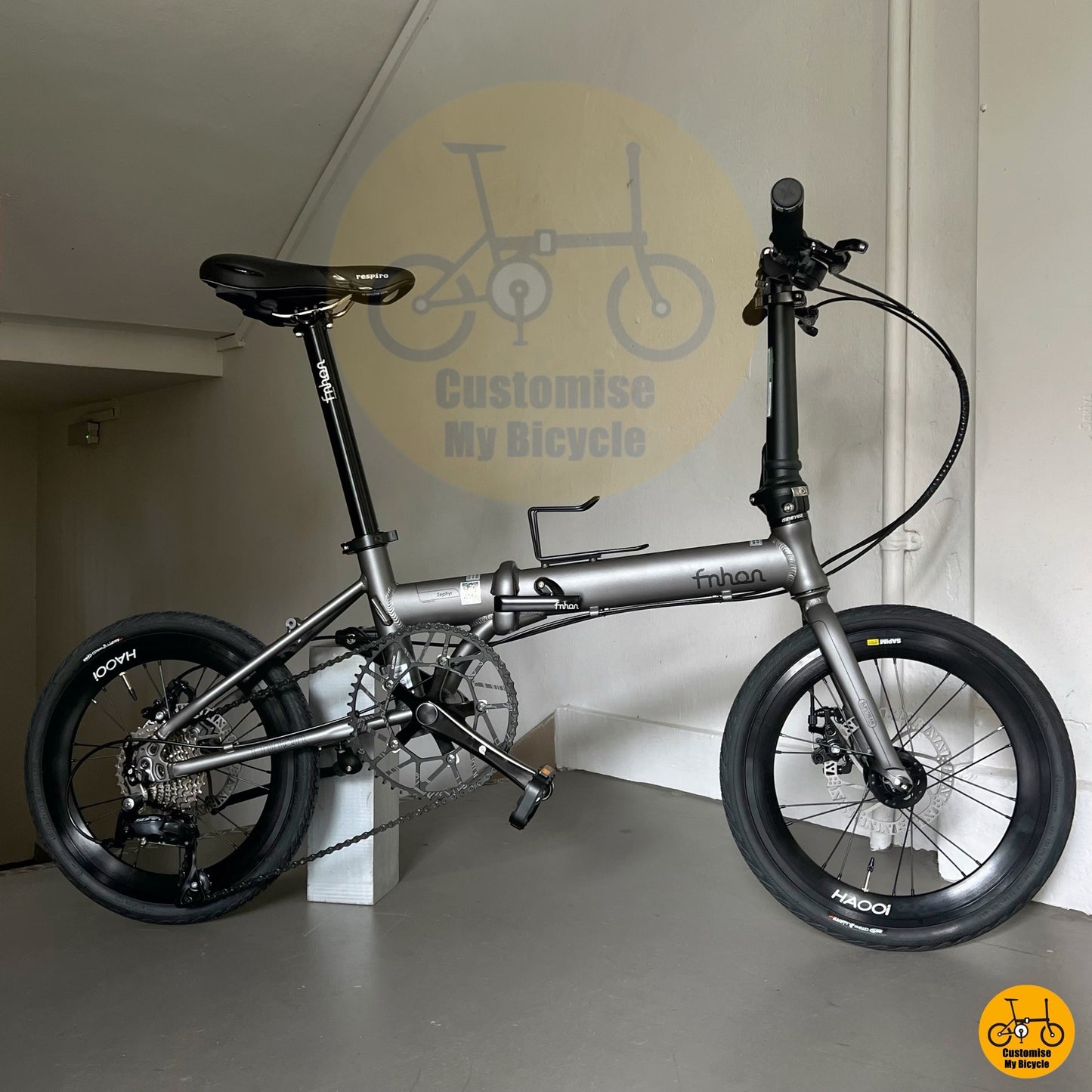 Fnhon Zephyr 18” • Shimano 9s • Battleship Grey