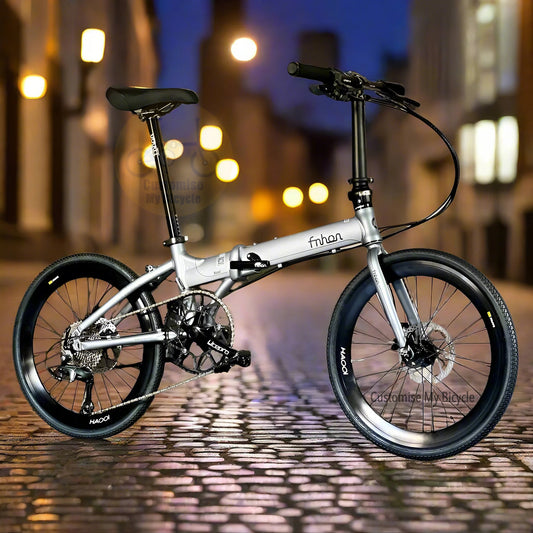 Fnhon Blast 22 inch foldable bike with Shimano 10 speed Tiagra and HAOOI wheels
