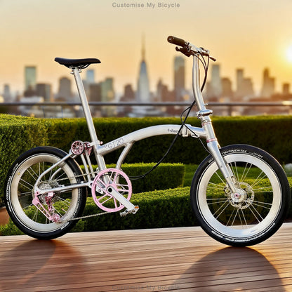 Fnhon GT20 10 gears Silver & White & Pink
